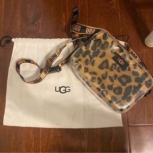 NWT Ugg Janey ll Clear cheetah crossbody bag